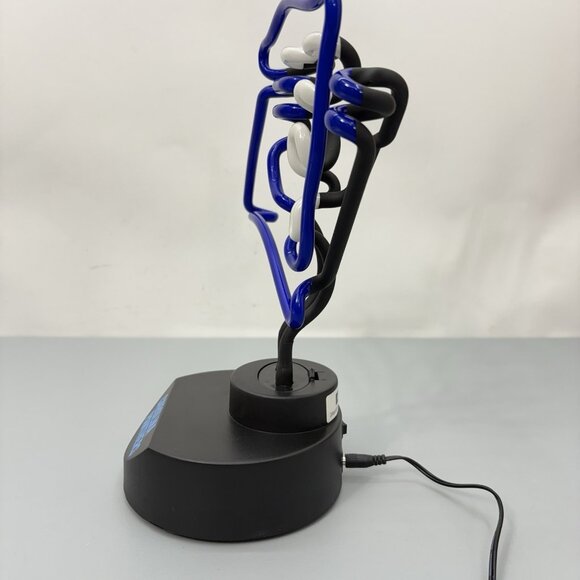 NFL Carolina Panthers Neon Light Lamp Sign Man Cave Blue Logo 11 Inch Tested - Picture 6 of 9